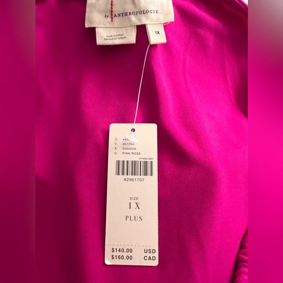 Anthropologie Ruched Scoop-Neck Midi Dress - Picture 14 of 15